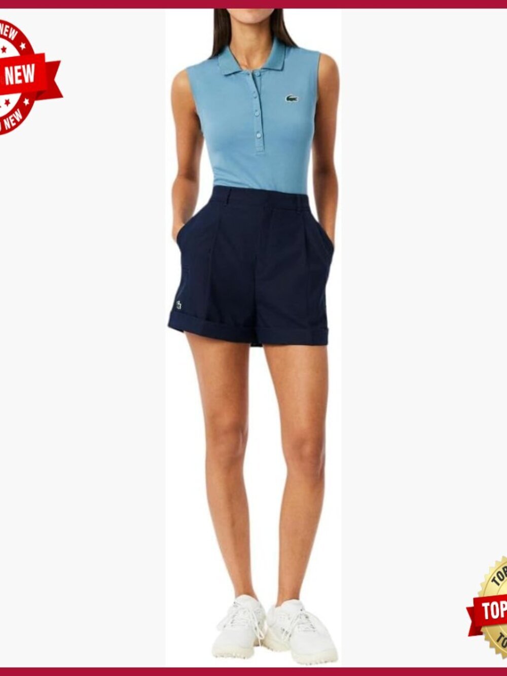 Stretch Bermuda Shorts Moisture-Wicking Golf Tennis Athletic Performance